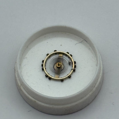 AS 655 Balance Wheel Complete And Spring 5¼’’’  22 Watch Movement Parts NOS 