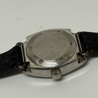 25mm Vintage Tissot Seastar Date Dial Ladies Swiss Stainless Watch PARTS REPAIR