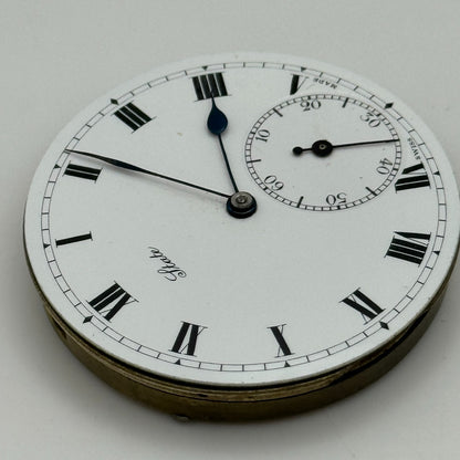 43mm Antique State US PAT.24MAY-1904 Swiss Hunter Pocket Watch Movement PARTS