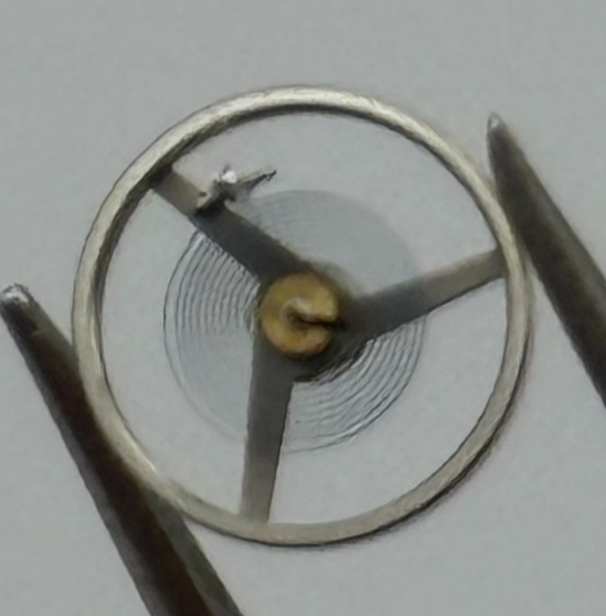 AS 1677 Balance Wheel Complete And Spring 1224 M Watch Movement Parts NOS