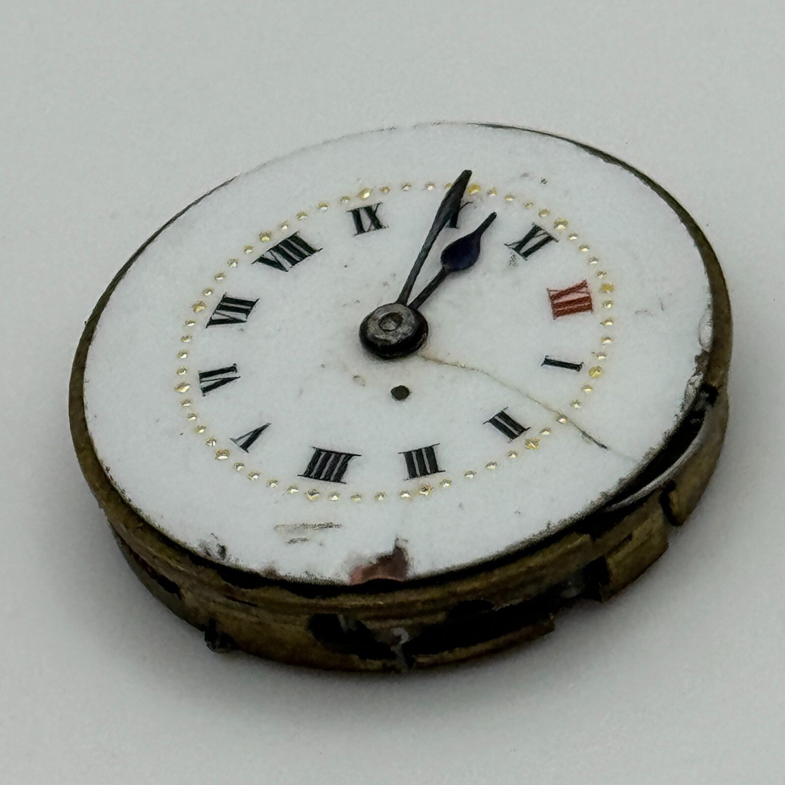 22.6mm Stauffer S S & Co Manual Wind Trench Watch Movement Swiss Vintage PARTS