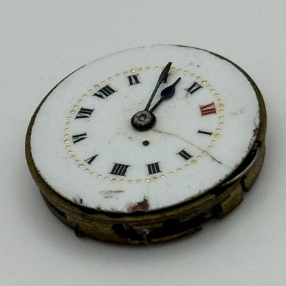 22.6mm Stauffer S S & Co Manual Wind Trench Watch Movement Swiss Vintage PARTS