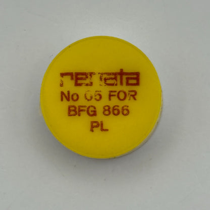 BFG 866 Balance Wheel Complete And Spring PL 65 Renata Watch Movement Parts NOS