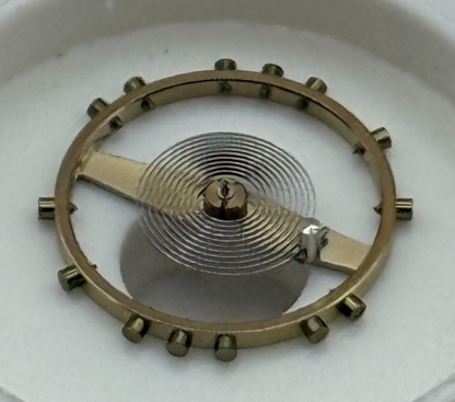 Lanco 1022 Balance Wheel Complete And Spring Inca Watch Movement Parts NOS 