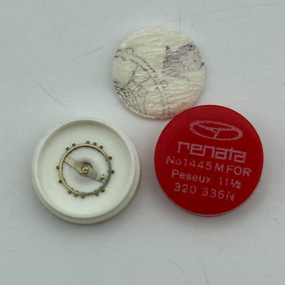 Peseux 320 336 N Balance Wheel Complete And Spring Watch Movement Parts