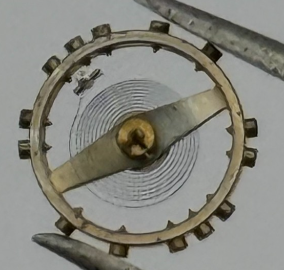 AS 976 1012 Balance Wheel Complete And Spring  532 M Watch Movement Parts NOS