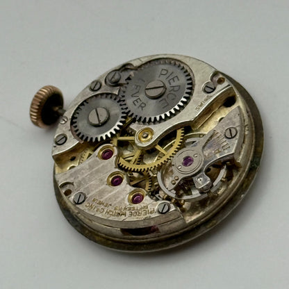 Majex Pierce 103 Watch Movement Running Manual Wind Vintage Parts Repair 23.6mm