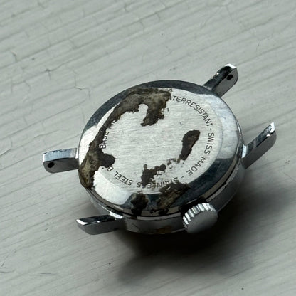 23mm Dorset Ronda Rl 9013 Shock Resistant Vintage Manual Wind Watch PARTS REPAIR