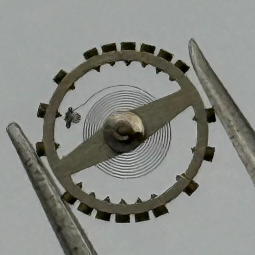 AS 976 1012 Balance Wheel Complete And Spring  29 M Watch Movement Parts NOS