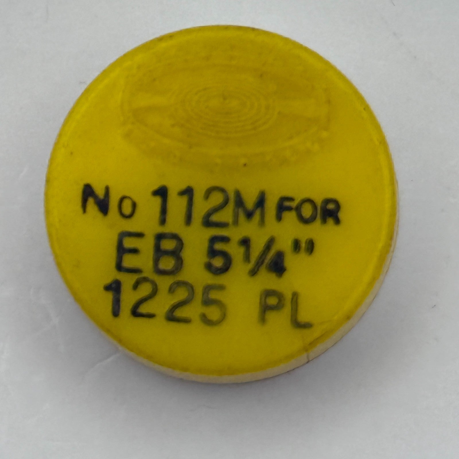 EB 1225 Balance Wheel Complete And Spring 5¼’’’ PL 112 M Watch Movement Parts