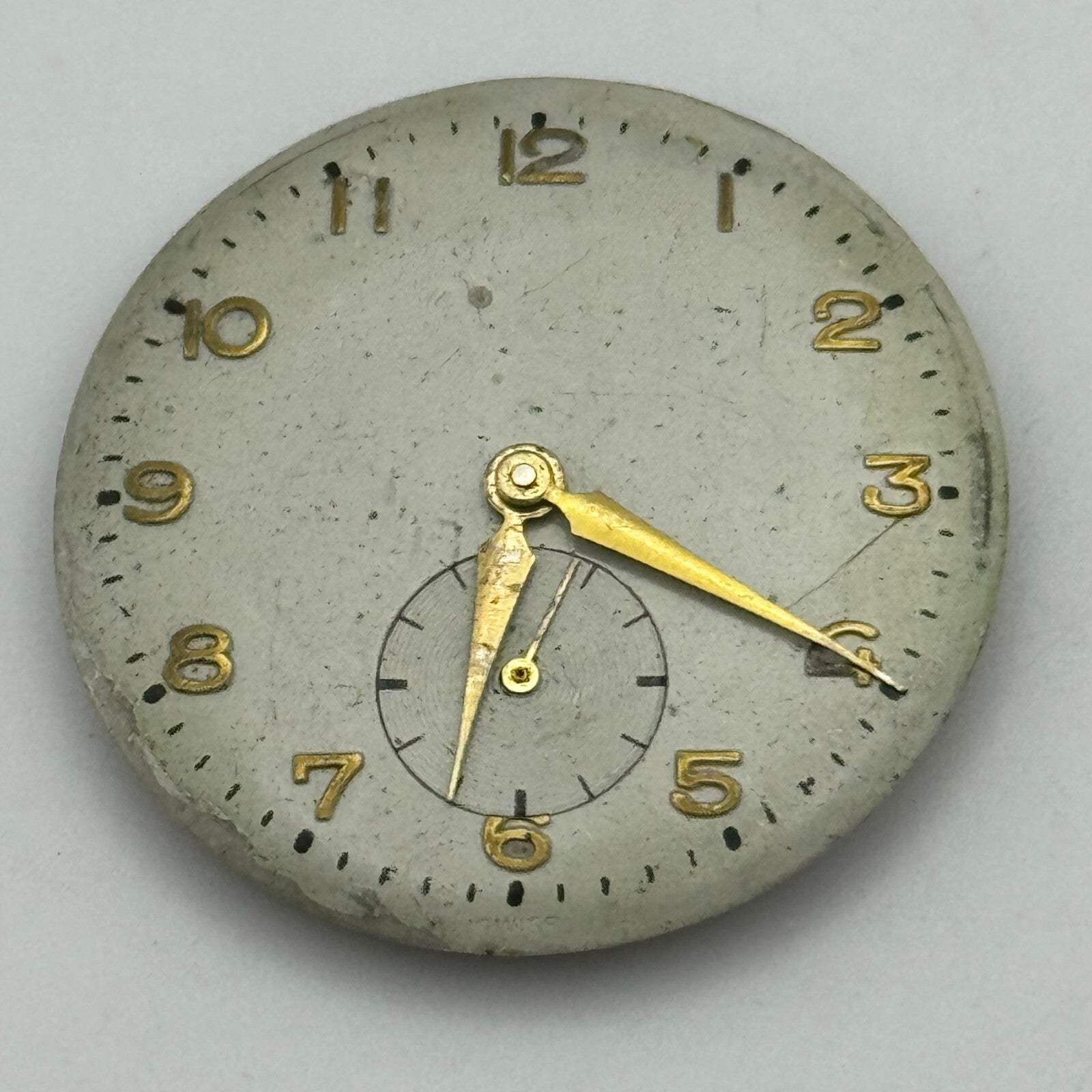 23.6mm Garrard ETA 1280 Balance Ok Watch Movement Swiss Vintage PARTS SPARES