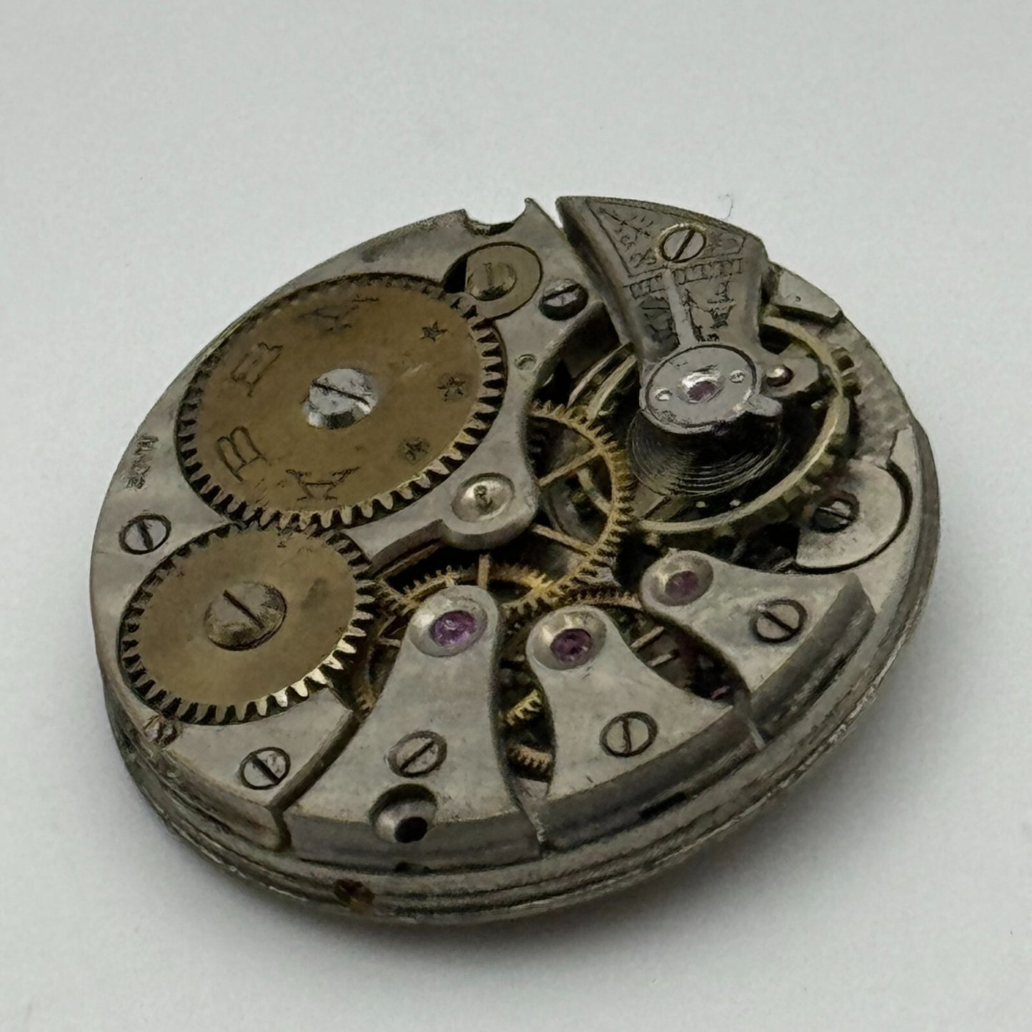 25.2mm Interesting Abby Trench Watch Movement Manual Wind Swiss Vintage PARTS