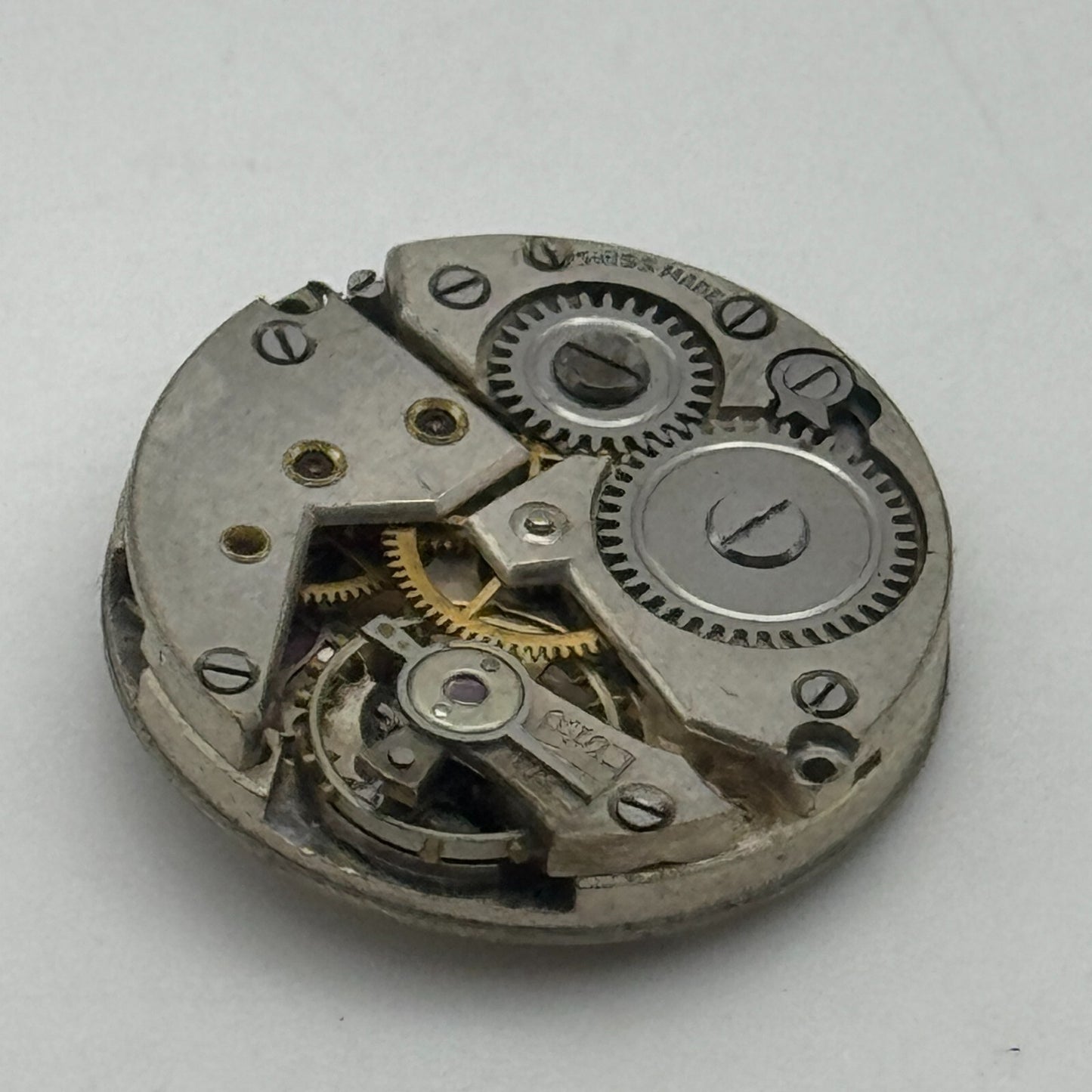 19.7mm FHF 61 Balance Ok Manual Wind Watch Movement Swiss Vintage PARTS SPARES