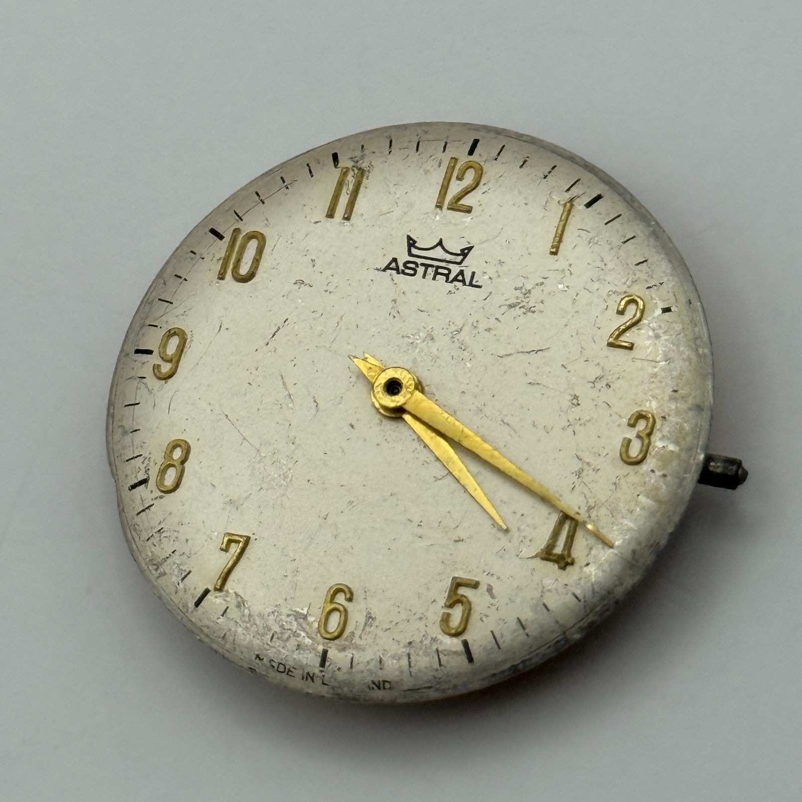 Smiths Astral 66 60466E Men's Watch Movement Manual Wind Vintage Parts Repair