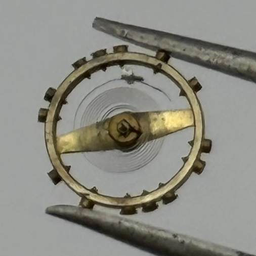 AS 976 1012 Balance Wheel Complete And Spring  29 M Watch Movement Parts NOS