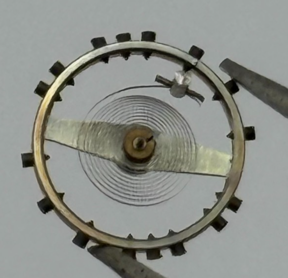 AS 1240 Balance Wheel Complete And Spring 8 3/4''' 49 M Watch Movement Parts NOS