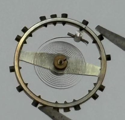 AS 1240 Balance Wheel Complete And Spring 8 3/4''' 49 M Watch Movement Parts NOS