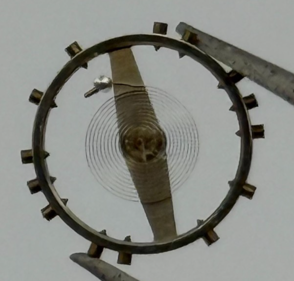 FHF 183 Balance Complete 10 1/2''' Renata 723 Watch Movement Parts Vintage NOS