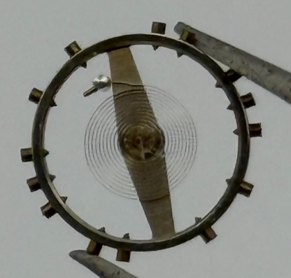 FHF 183 Balance Complete 10 1/2''' Renata 723 Watch Movement Parts Vintage NOS