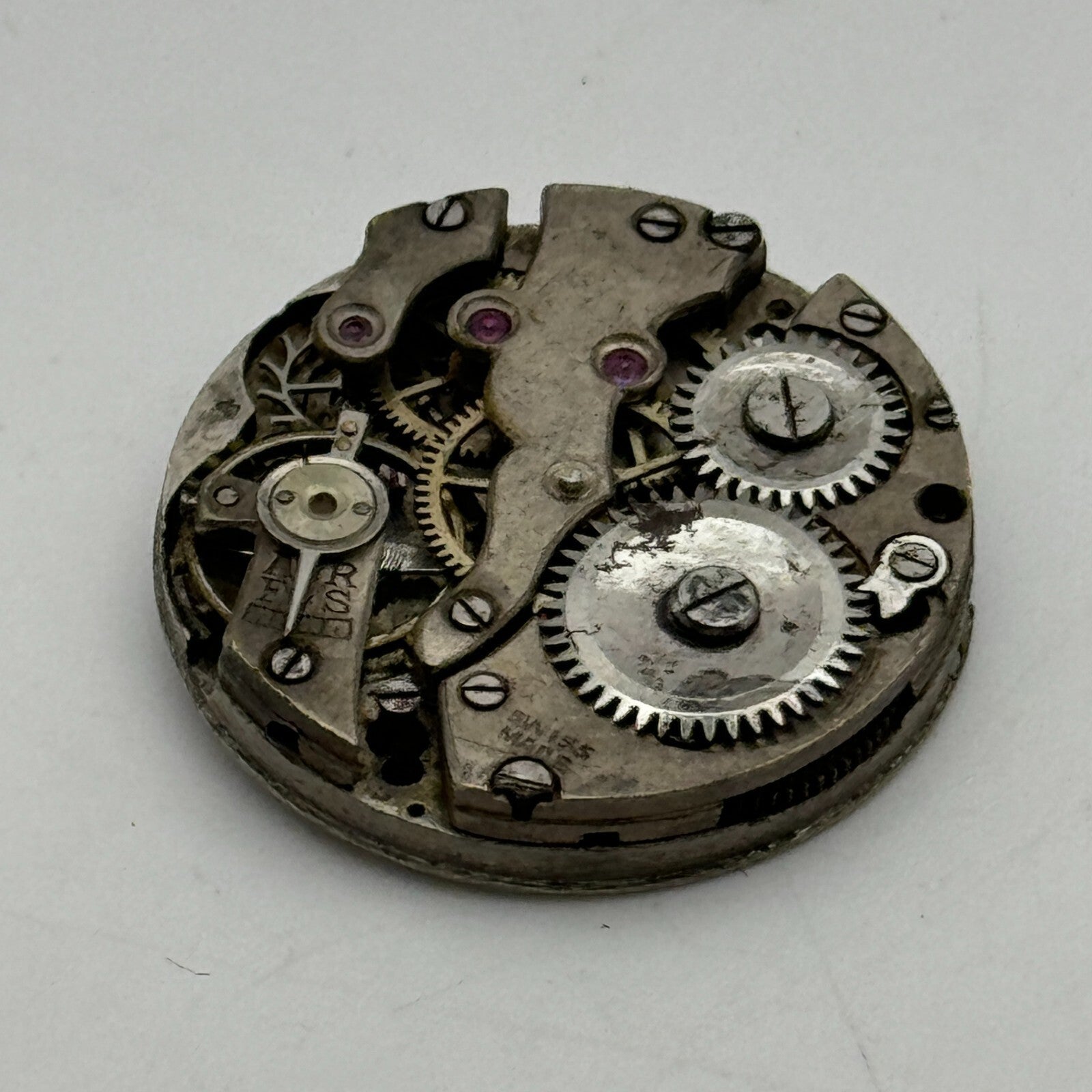 23.6mm AS A Schild Swiss Manual Wind Watch Movement Vintage PARTS SPARES