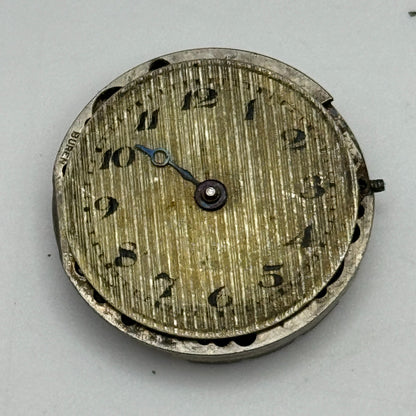 23.6mm Buren 15 Jewels Manual Wind Watch Movement Swiss Vintage PARTS SPARES