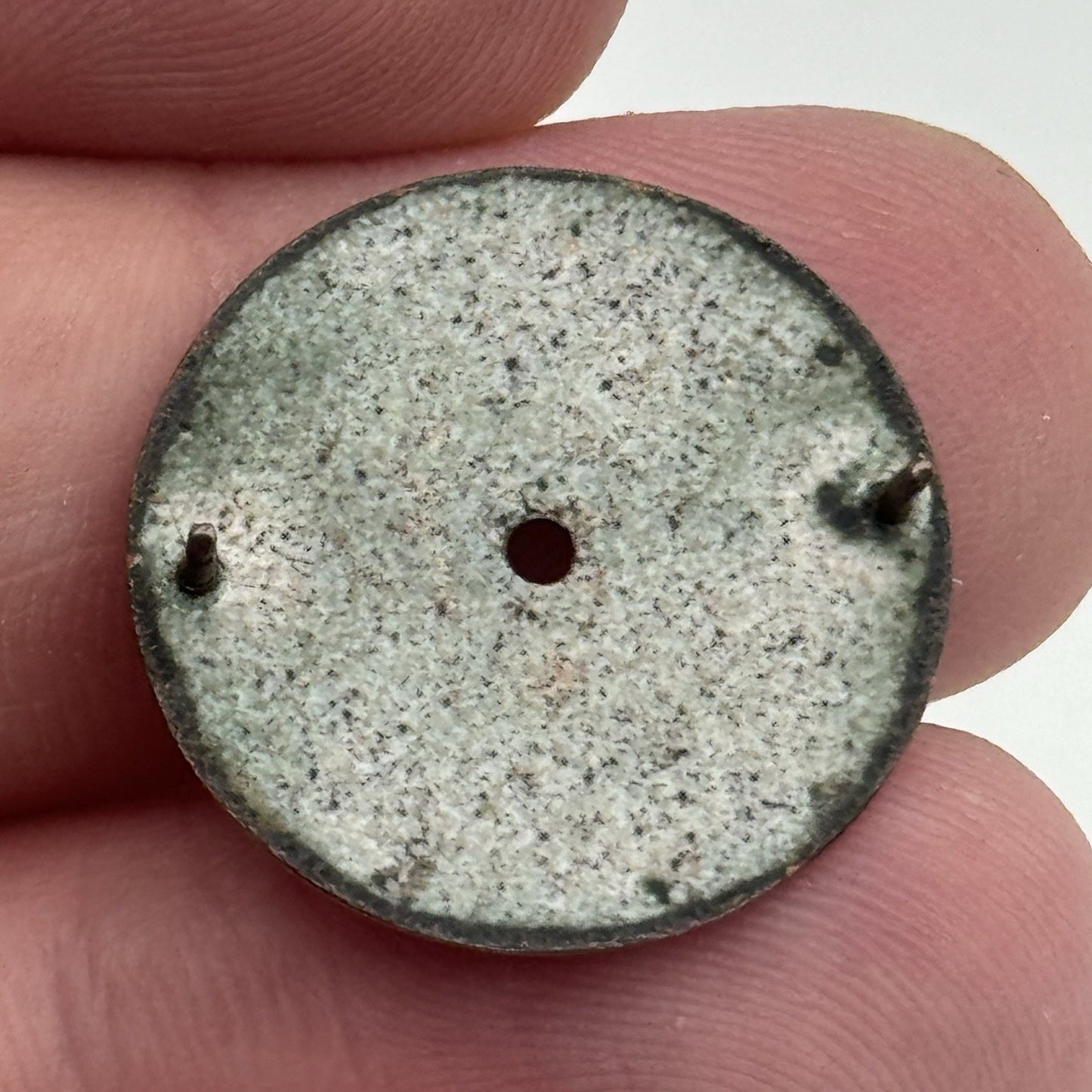 21.8mm Rare Antique Rolex Swiss Porcelain Watch Dial TO RESTORE PARTS REPAIR