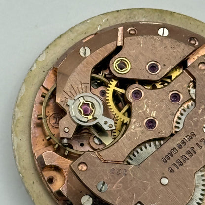 Helvetia 830 Watch Movement Chalet Manual Wind Vintage Swiss Parts Repair 25.8mm
