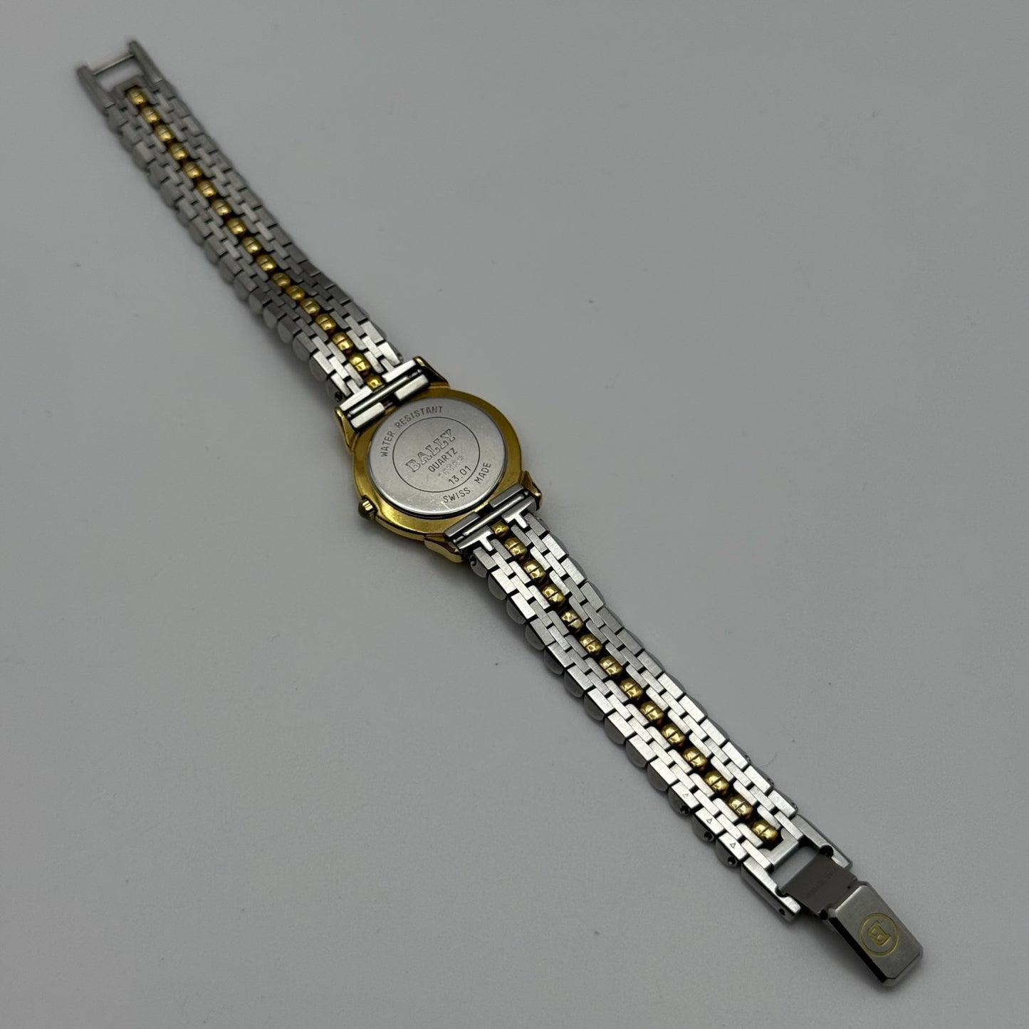 Bally Ladies Quartz Watch Two-Tone Bracelet Swiss 23mm PARTS REPAIR