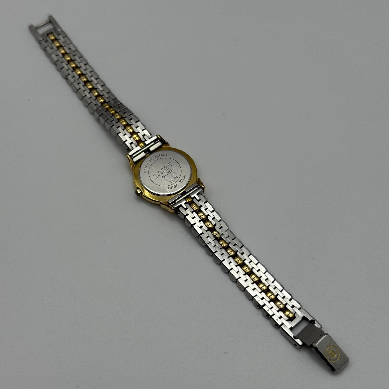 Bally Ladies Quartz Watch Two-Tone Bracelet Swiss 23mm PARTS REPAIR
