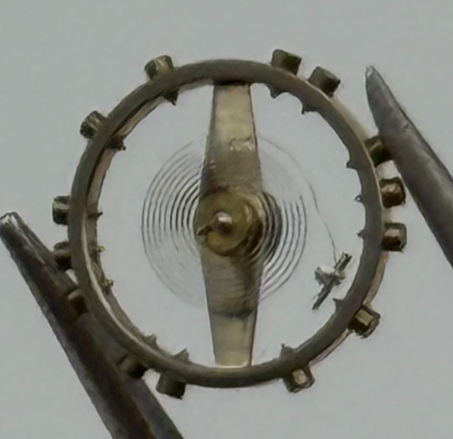 AS 1677 Balance Wheel Complete And Spring  5½’’’ 1225 M Watch Movement Parts NOS