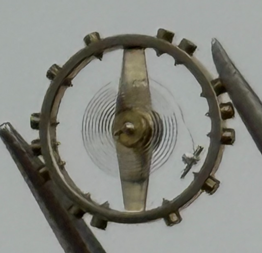 AS 1677 Balance Wheel Complete And Spring  5½’’’ 1225 M Watch Movement Parts NOS