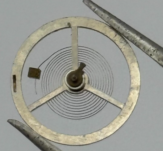 BFG 866 Balance Wheel Complete And Spring PL 65 Renata Watch Movement Parts NOS