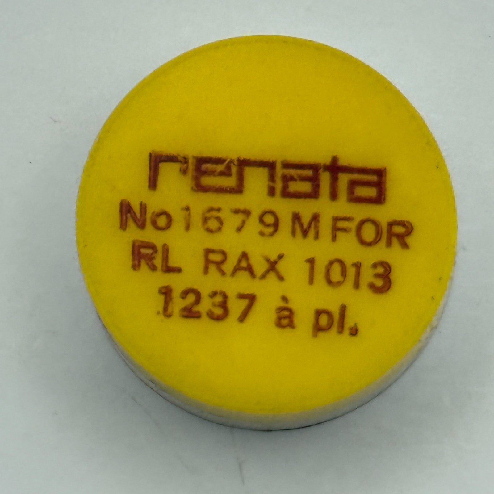 RL RAX 1013 1237 Balance Wheel Complete And Spring 1679 M Watch Movement Parts