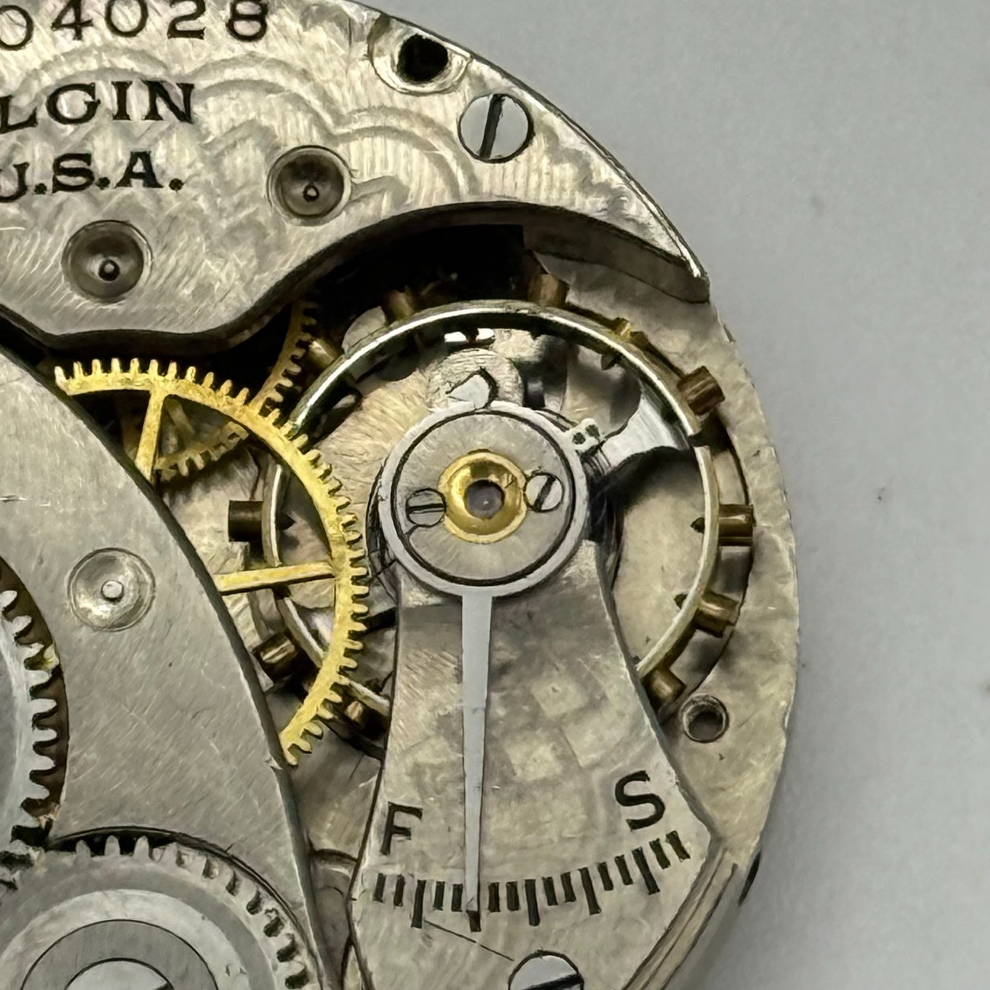 1920 Antique 3/0s Elgin 463 Model 3 American Watch Movement PARTS REPAIR SPARES