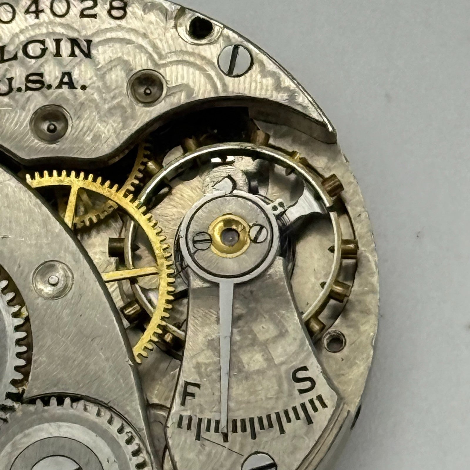 1920 Antique 3/0s Elgin 463 Model 3 American Watch Movement PARTS REPAIR SPARES