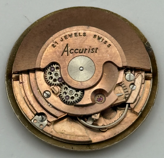 ETA 2451 Watch Movement Automatic  Accurist Shock Master Vintage Parts 28.5mm
