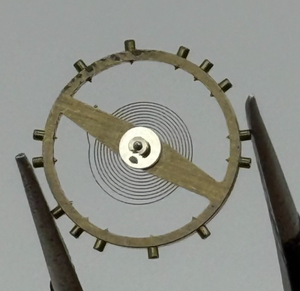 AS 1700-3 Inca Balance Wheel Complete And Spring 1165 M Watch Movement Parts NOS