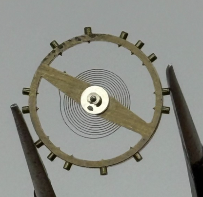 AS 1700-3 Inca Balance Wheel Complete And Spring 1165 M Watch Movement Parts NOS