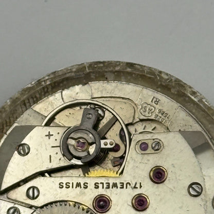 Summit AS 1525 1526 Watch Movement Running Manual Wind Vintage Parts 25.8mm