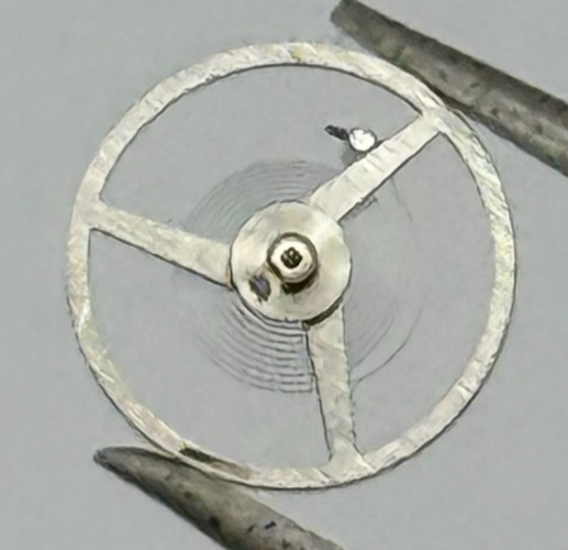 AS 1677 Balance Wheel Complete And Spring 1224 M Watch Movement Parts NOS