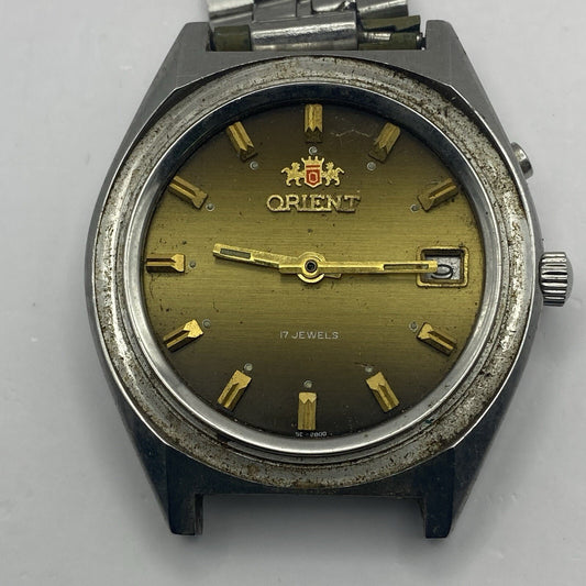 37mm RUNNING Vintage Orient OS246 Orient 48320 Movement Watch To Repair Parts