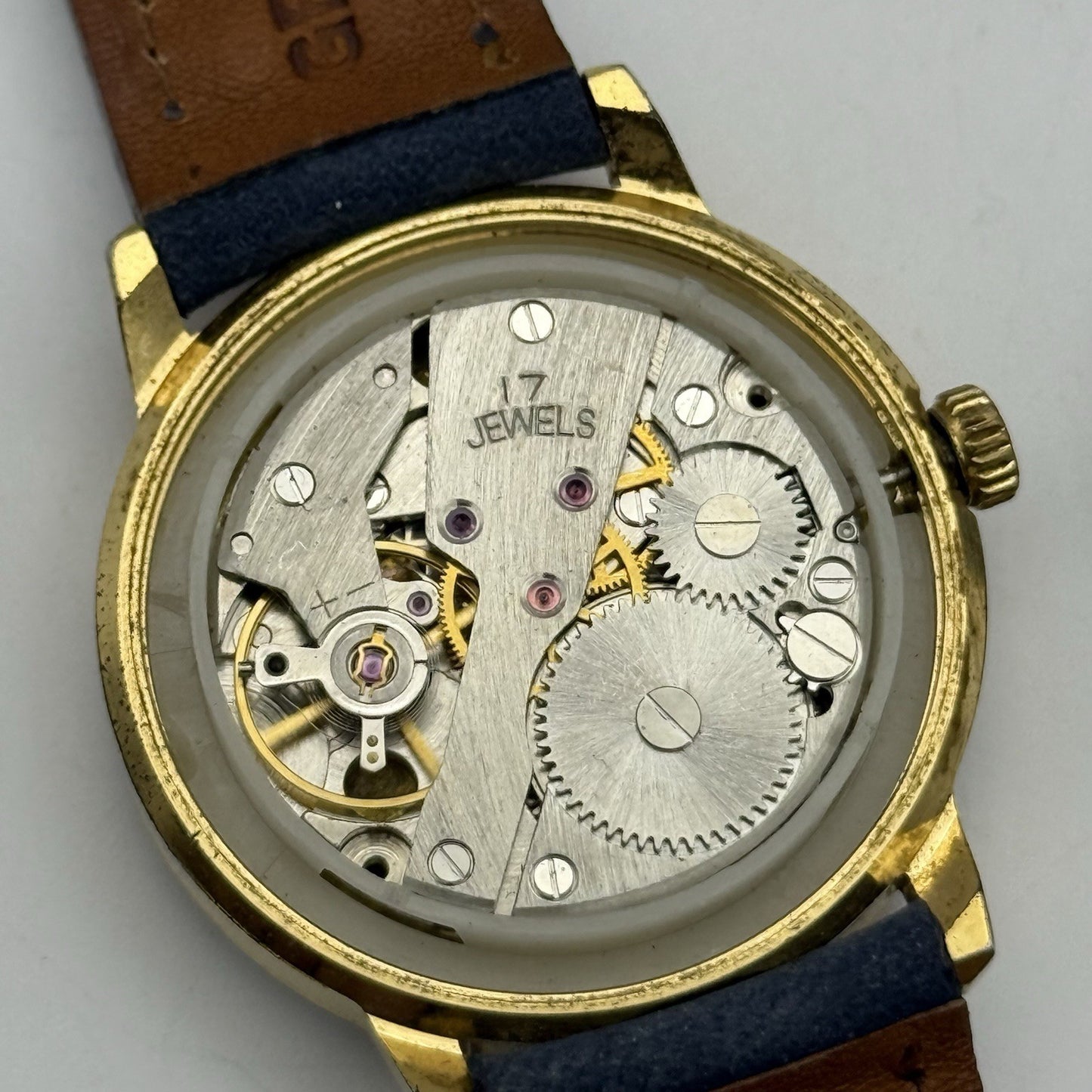 34mm Running Vintage Men’s Sekonda 17 Jewels Manual Wind Watch PARTS REPAIR