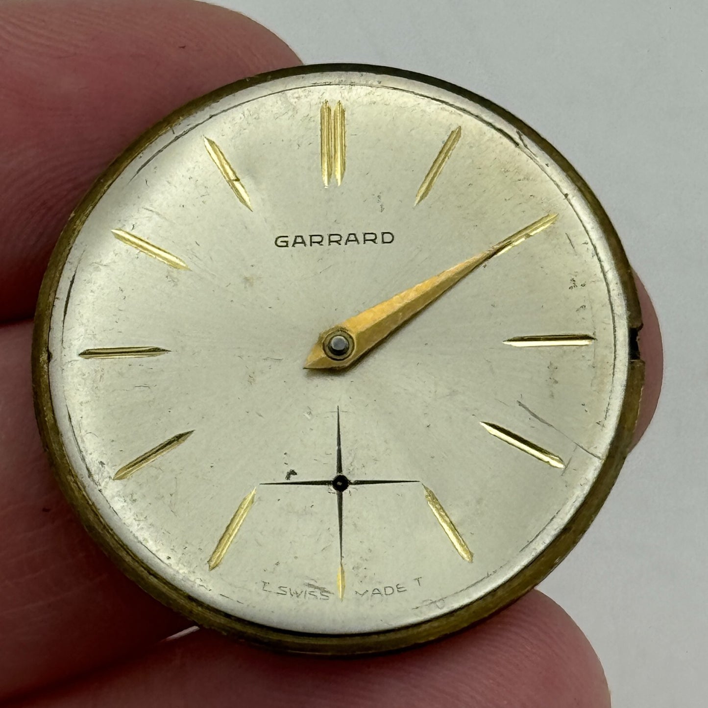 31mm Garrard ETA 1120 Balance Ok Manual Wind Watch Movement Swiss Vintage PARTS