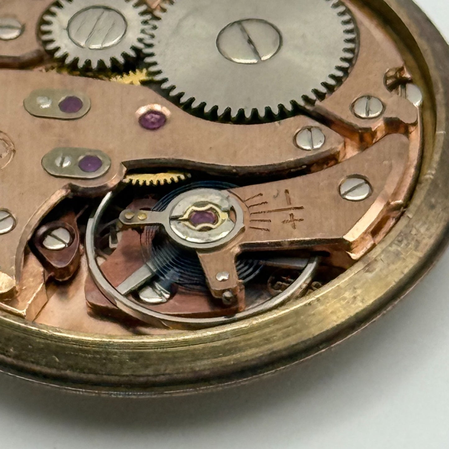 FHF 72 Watch Movement Excalibur Manual Wind Vintage Swiss Parts Repair 31mm