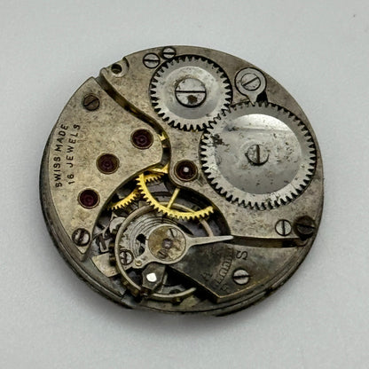 23.6mm Balance Intact 16 Jewels Swiss Vintage Manual Wind Watch Movement PARTS