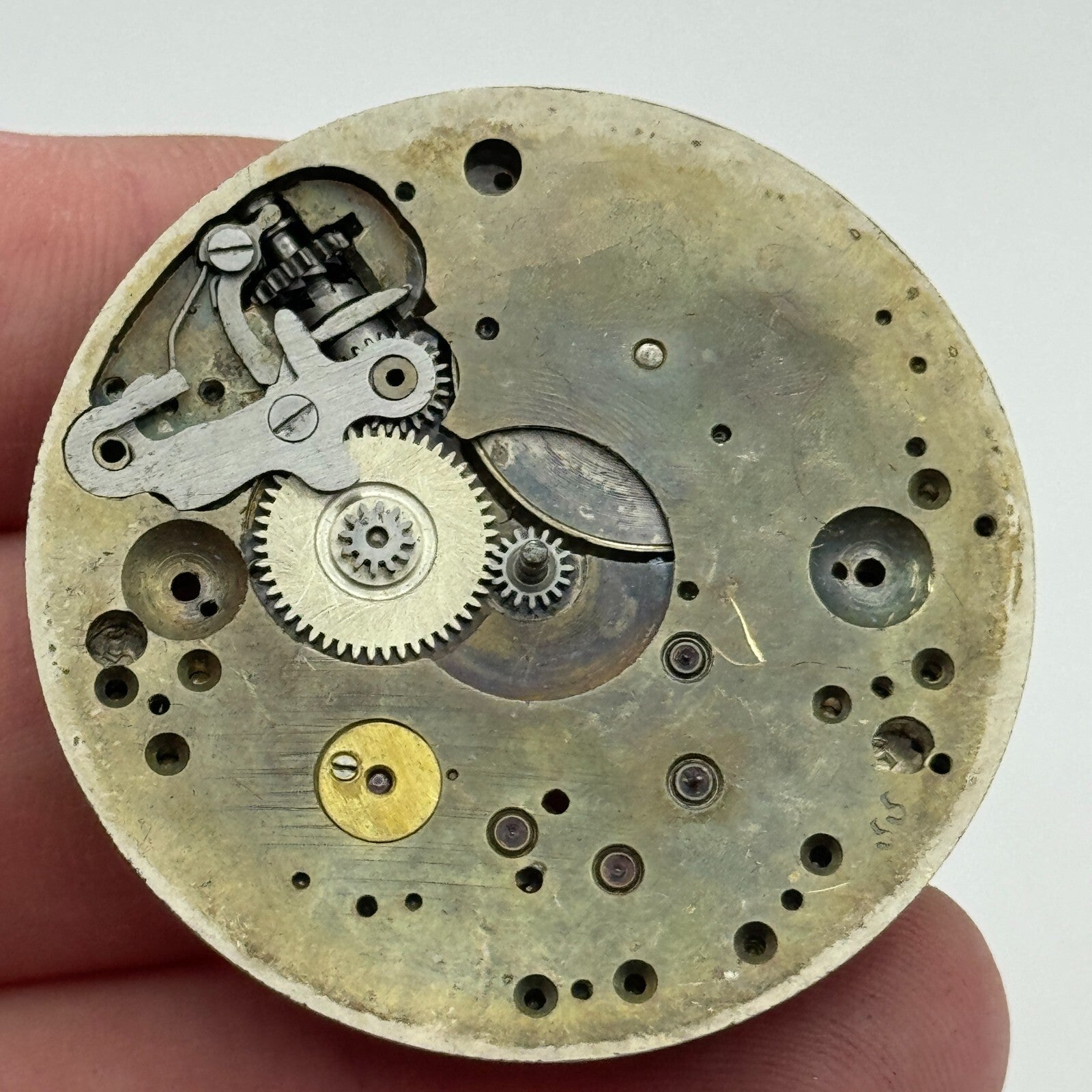 43mm Oreba Swiss Made Vintage Pocket Watch Movement PARTS SPARES REPAIR