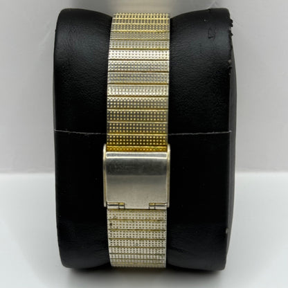 27mm Vintage Parma 17 Jewels Gold Plated Manual Wind Watch FOR PARTS / REPAIR