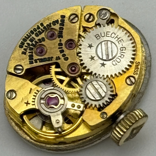 12.8mm Ladies Bueche Girod Manual Wind Swiss 17 Jewels Watch Movement PARTS