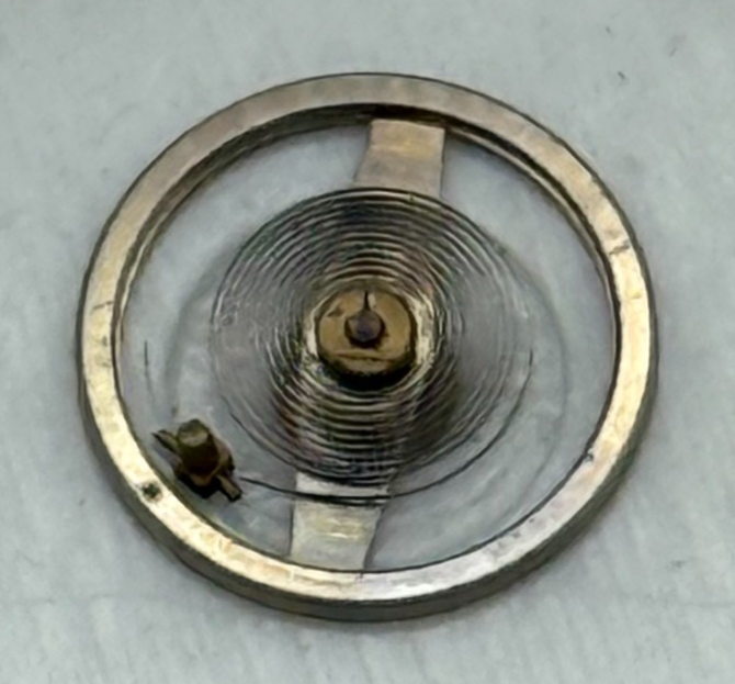 Brac 2021 2051 Balance Wheel Complete And Spring 69 M Watch Movement Parts NOS