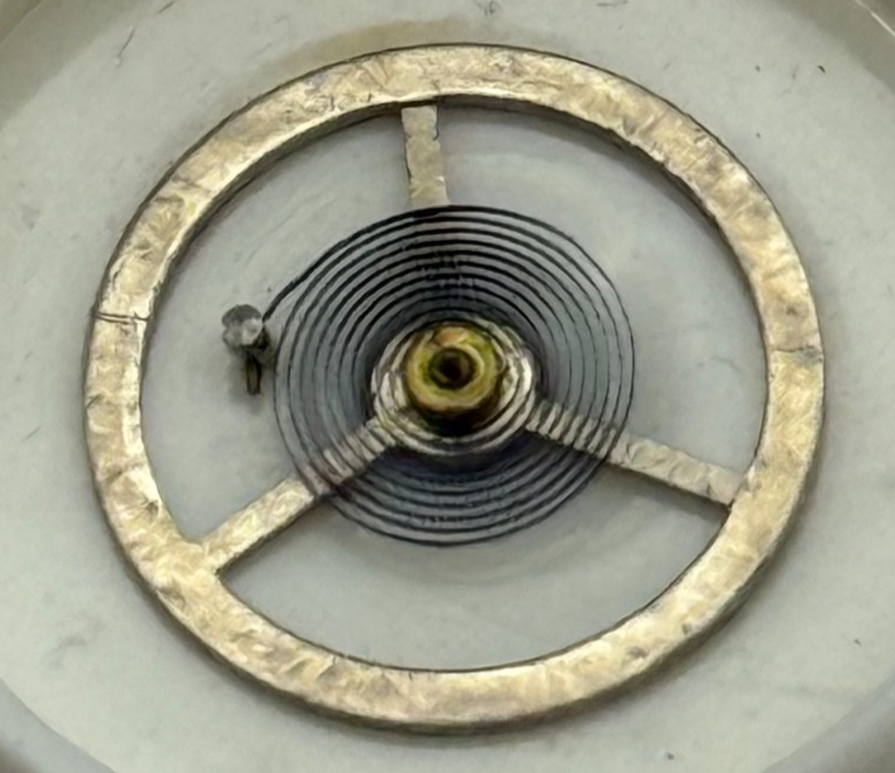 EB 1553 Balance Wheel Complete And Spring  Renata 466 Watch Movement Parts NOS 